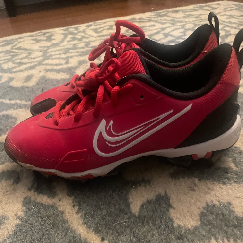 Red Nike Baseball Cleats